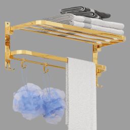 AARYA_ROSE_GOLD_TOWEL_RACK_24INCH GOLD Towel Holder-image-89