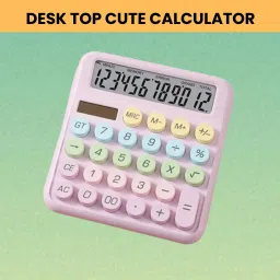 Desktop Calculator, 12-Digit Large LCD and Large Buttons for Office, Homes T32 Basic Calculator-image-78