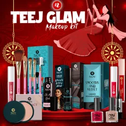 Premium Makeup Kit Set Ideal Diwali & Teej Gift Box For Women-image-64