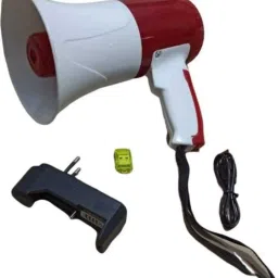 akshita 20 watts Handheld Megaphone with Recorder, USB and Memory Card Input. Outdoor, Indoor PA System image 2