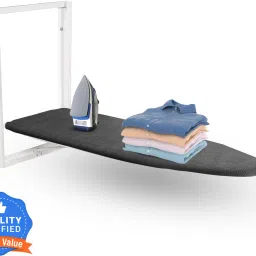 Heavy Duty Wall mount Premium Foldable Iron Table for Ironing Cloth Space Saving Ironing Board-image-68