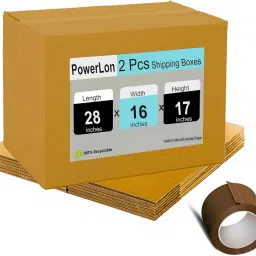 Corrugated Cardboard Box For Packing, Shifting and other Purpose, Box Size : 28x16x17 Inch Packaging Box-23