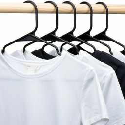 Plastic Cloth Hangers for Hanging Multipurpose Storage Saree Dress Shirt Trouser Plastic Shirt Pack of 6 Hangers ForShirt-image-62