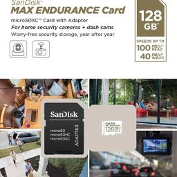 SanDisk Max Endurance 128 GB MicroSDHC Class 10 100 MB/sMemory Card image 2