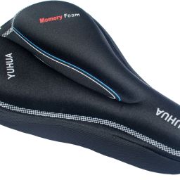 Yuhua New Special Black Designing Gel Silicone Cycle Cushion Pad Confort Bicycle Seat Cover Free Size-image-34