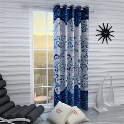 153 cm (5 ft) Polyester Semi Transparent Window Curtain Single Curtain-14