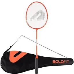 Badminton Racquet with Cover Bag Badminton Racket Shuttle Racket Shuttle Bat Orange Strung Badminton Racquet-6