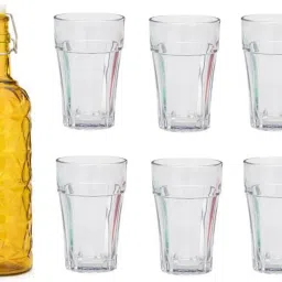 Combo Of Bottle And Glass Set -A1395 Jug Bottle Glass Set-image-51