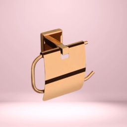 Rose Gold Toilet Paper Holder || Paper Holder Wall Mount || Bathroom Accessories Rose Gold Towel Holder-picture-5