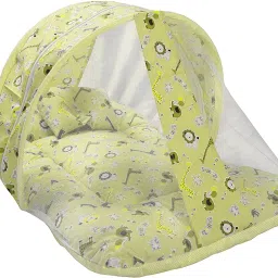 buli-wear Cotton Kids Baby Net Bed | Infant Sleeping Mattress| Foldable, Portable & Comfortable Design Mosquito Net image 3