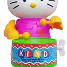 Cute Drummer Pet Toys with Dancing Action for Kids Toys Sound Toys Key-Operated. Rattle-image-1