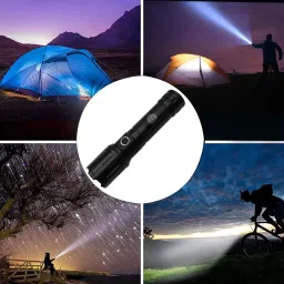 waken Rechargeable Strong Beam Zoom Light Metal Waterproof 5-Modes 4800mAh Fast Charge Torch image 5