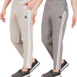 Pack of 2 Men Colorblock Multicolor Track Pants-image-44