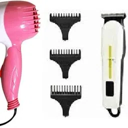POCKETFRIENDIES 1290 HAIR DRYER (MULTICOLOR) GM-6661 RECHARGEABLE HAIR TRIMMER BB072 Personal Care Appliance Combo-image-82