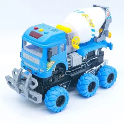 Heavy Deformation Friction Powered Cement Mixer Concrete Truck Pull Back-image-66