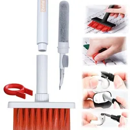 zerfa 5 in 1 Multi-Function Cleaning Tools Kit for Keyboard & Earphone Cleaner for Computers, Laptops, Mobiles-7