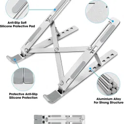 AKAAY AK-004 7 Angles Adjustable Foldable Compatible All Other Notebook Laptop Stand Laptop Stand-14