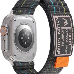 Big Wings Premium Nylon 42mm/ 44mm / 45mm / 46mm /49mm Smartwatch Straps for iWatch Smart Watch Strap-43