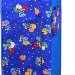 Multipurpose 5 Shelve Baby Wardrobe Cotton Collapsible Wardrobe-21