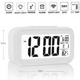 style keepers Digital White Clock image 3