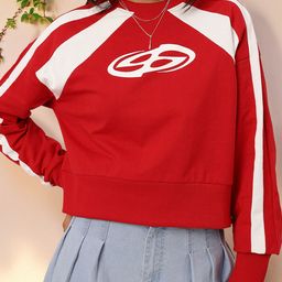 DressBerry Sporty Sophistication Printed Cotton Terry Relaxed Fit Sweatshirts-image-50