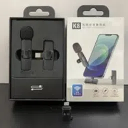 ELDORICH K8 Wireless Microphone Digital Single Mini Portable Recording Clip K8 Mic Camera Microphone image 4