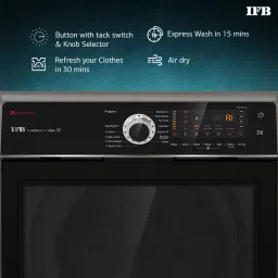 ifb 9 kg Fully Automatic Top Load with In-built Heater Black, Grey image 5