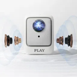 PLAY 2024 Android 9 Full HD 1+8GB Appealing Style LED Projector For Home Cinema (4500 lm / Wireless / Remote Controller) Projector image 4