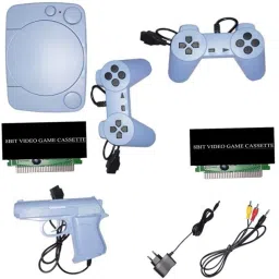 PTCMart 2 cassette 8bit Contra, mario with Tv Video Classic Game console 8bit NA GB with 30 to 40 games in built ,with 2 cassette-42