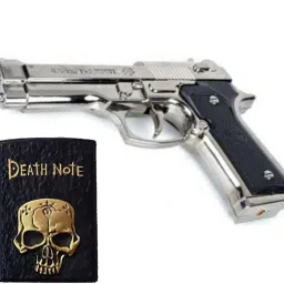 Death Note And 9MM BIG SIZE GUN MOUSER Shaped Design Refillable Premium Look Side Slider Windproof Jet Flame Cigarette Lighter Pocket Lighter Pack Of 2 Pocket Lighter-image-17