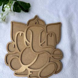 MDF Ganesh Rangoli Stencil for Diwali Decoration | Reusable Eco-Friendly Rangoli Wooden Cut-outs-image-64