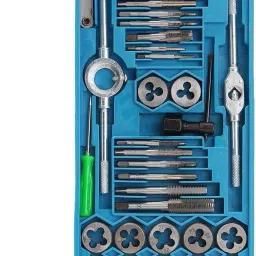 40pcs Tap Die Set M3-M12 Screw Thread Metric Taps Wrench Dies Kit with Box Alloy Steel Hand Tools Thread Screwdriver-10
