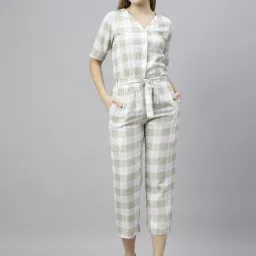 Checkered Women Jumpsuit-image-48