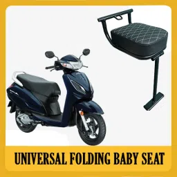 DZRD-XK Universal Folding Baby Seat Compatible for Activa 6G Single Bike Seat Cover For Hero, Honda, TVS, Suzuki Access, Access 125, Activa, Activa 3G, Activa 4G, Activa 5G, Activa 6G, Activa i, Jupiter-16