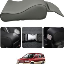 Universal Grey Arm Pain Releif Armrest/Handrest With Phone Holder For Car-262 Car Armrest Cover-image-49