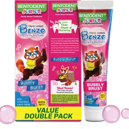 Bubble Gum Twin Pack Kid0s Toothpaste (200 gm, Pack of 2) Toothpaste-image-51