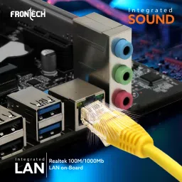 Frontech H81/1150 DDR3 LGA1150 Supports Intel 22nm, Fast Ethernet LGA 1150Socket ATX Intel H81 Express Chipset DDR3 Motherboard for Desktop image 4