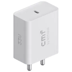 Nothing C383 33W Type C Fast Charger (Adapter Only, White) image 3