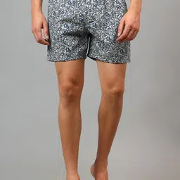 Cantabil Printed Pure Cotton Boxers MBOX00020_NAVY-image-67