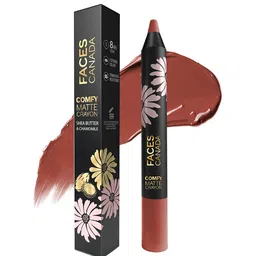 FACES CANADA Set of Comfy Matte Crayon Lipstick & Ultime Pro Makeup Fixer 50ml image 2