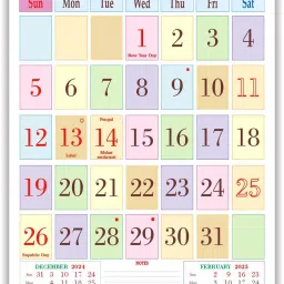 Wall calendar 2025 Multi Frame Full Colour 2025 Wall Calendar-image-20