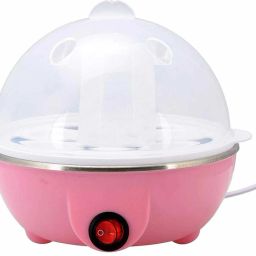 Electric Egg Cooker Stainless Steel Electric 7 Egg Poacher for Steaming, Cooking, Boiling and Frying, Multicolour Egg Cooker-16