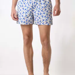 PURPLEMANGO THE FRUIT OF FASHION Origami Bird Printed Pure Cotton Boxer-picture-37