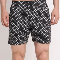 Big Fox Men Black Printed Pure Cotton Boxer-picture-34