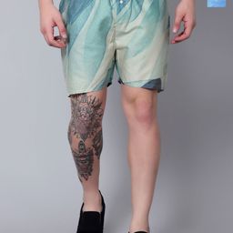 BAWERIN Pack Of 2 Printed Odour-Free Pure Cotton Boxers 37-image-9