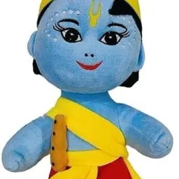 Krishna Soft Toys Big Size Plush Baby boy and Krishna Toy- 21 mm-34