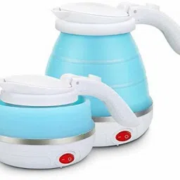 Travel Fold-able Food Grade Electric Kettle Portable Silicone Collapsible Kettle 110-220V 650ML for Most Travel and Home & Office Use Electric Kettle-image-99