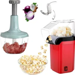 Popcorn Maker For Family Time and Hand Meat Chopper For Mothers Gift 500 ml Popcorn Maker-69