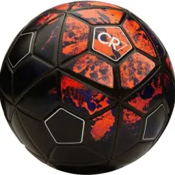 New Red And Black CR7 Football - Size: 5-image-22