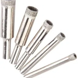 5 Pcs Diamond Glass Drill Bits Set Hole Saw Bottle Extractor Remover Tool-42